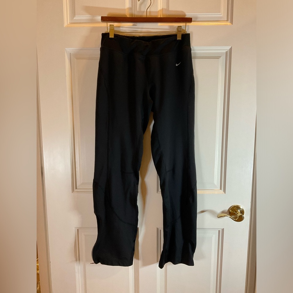 Vintage old-school Nike track pants dry fit women’s size medium ankle zippers